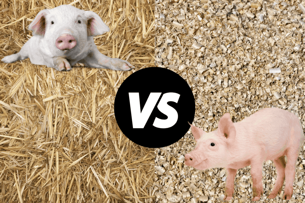 Shavings Vs Straw What Is Better for Pigs? The Farming Guy